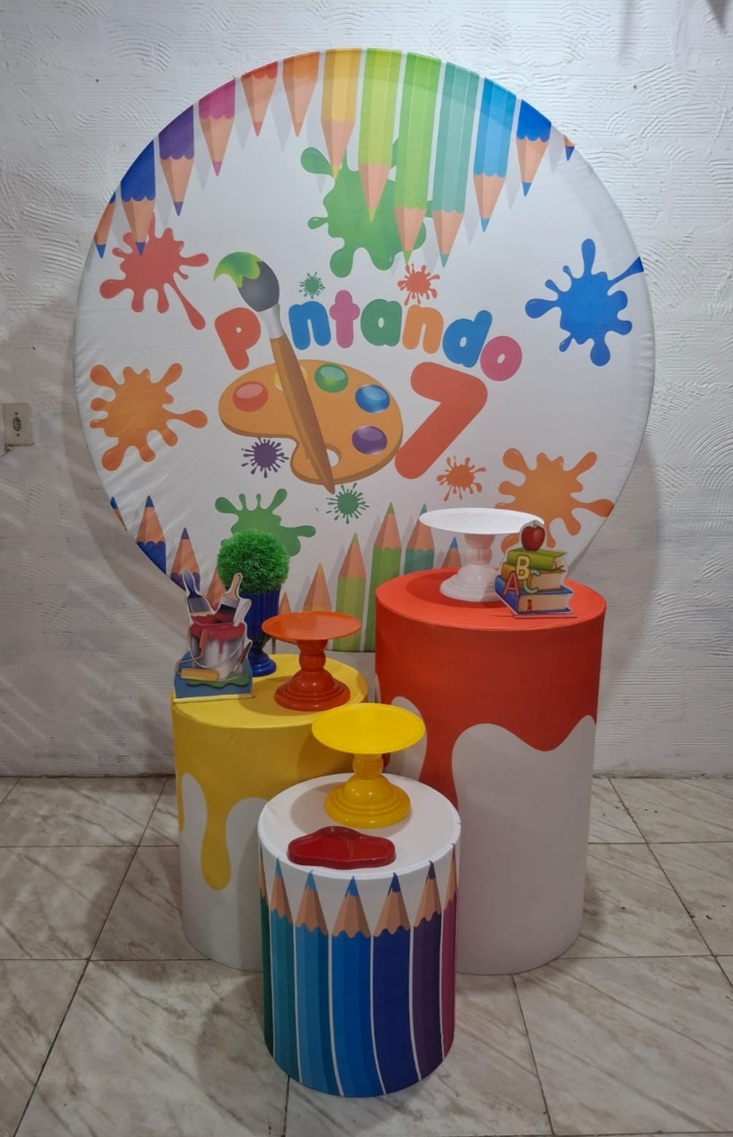 Pintando O 7 Kit Básico  - Pegue e Monte da Janaa