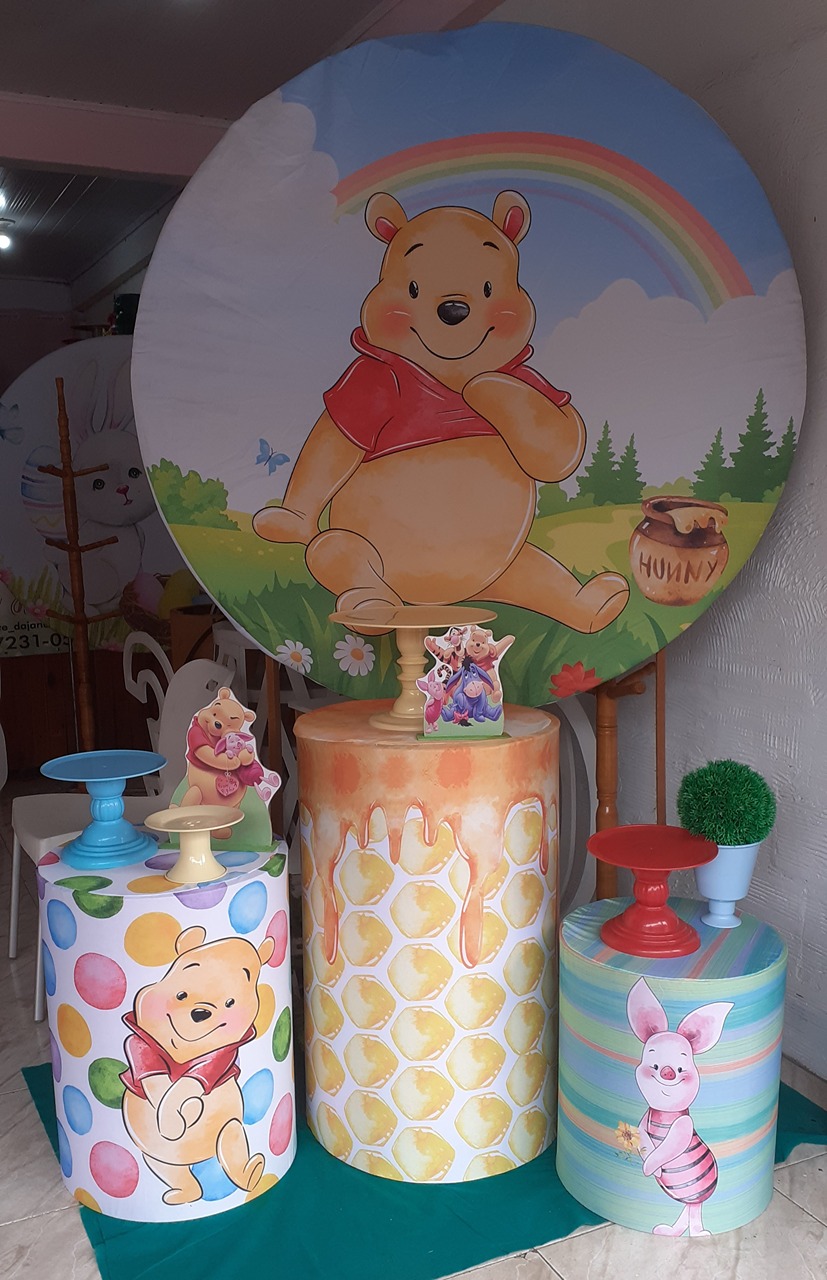 Kit Básico Ursinho Pooh - Pegue e Monte da Janaa