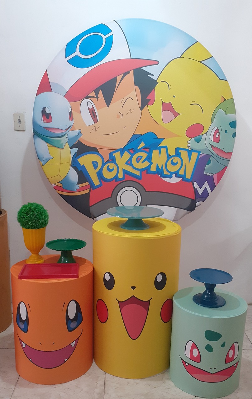 Kit Básico Pokemon  - Pegue e Monte da Janaa