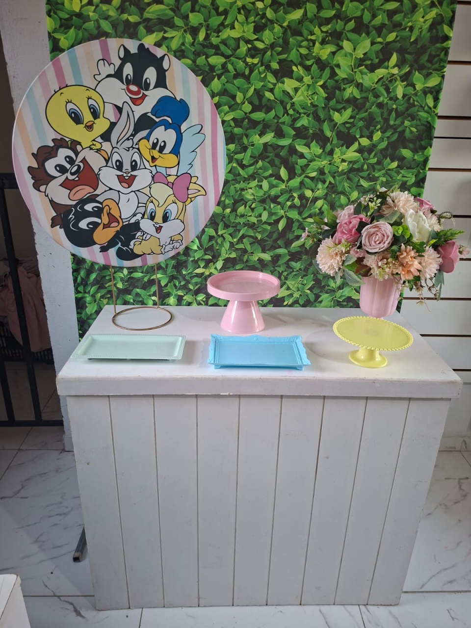 Kit Mesa Baby Looney Tunes Menina - Graciele de oliveira santos 