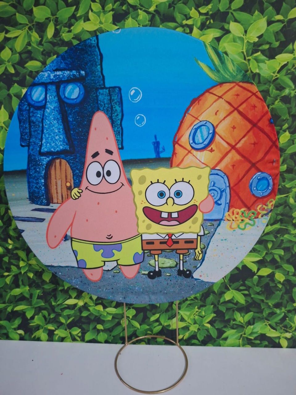 Mine Painel Bob Esponja - Graciele de oliveira santos 