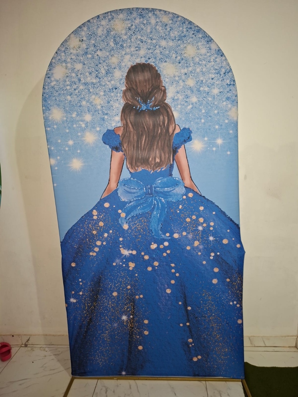 Painel Romano 15 Anos Azul - Graciele de oliveira santos 
