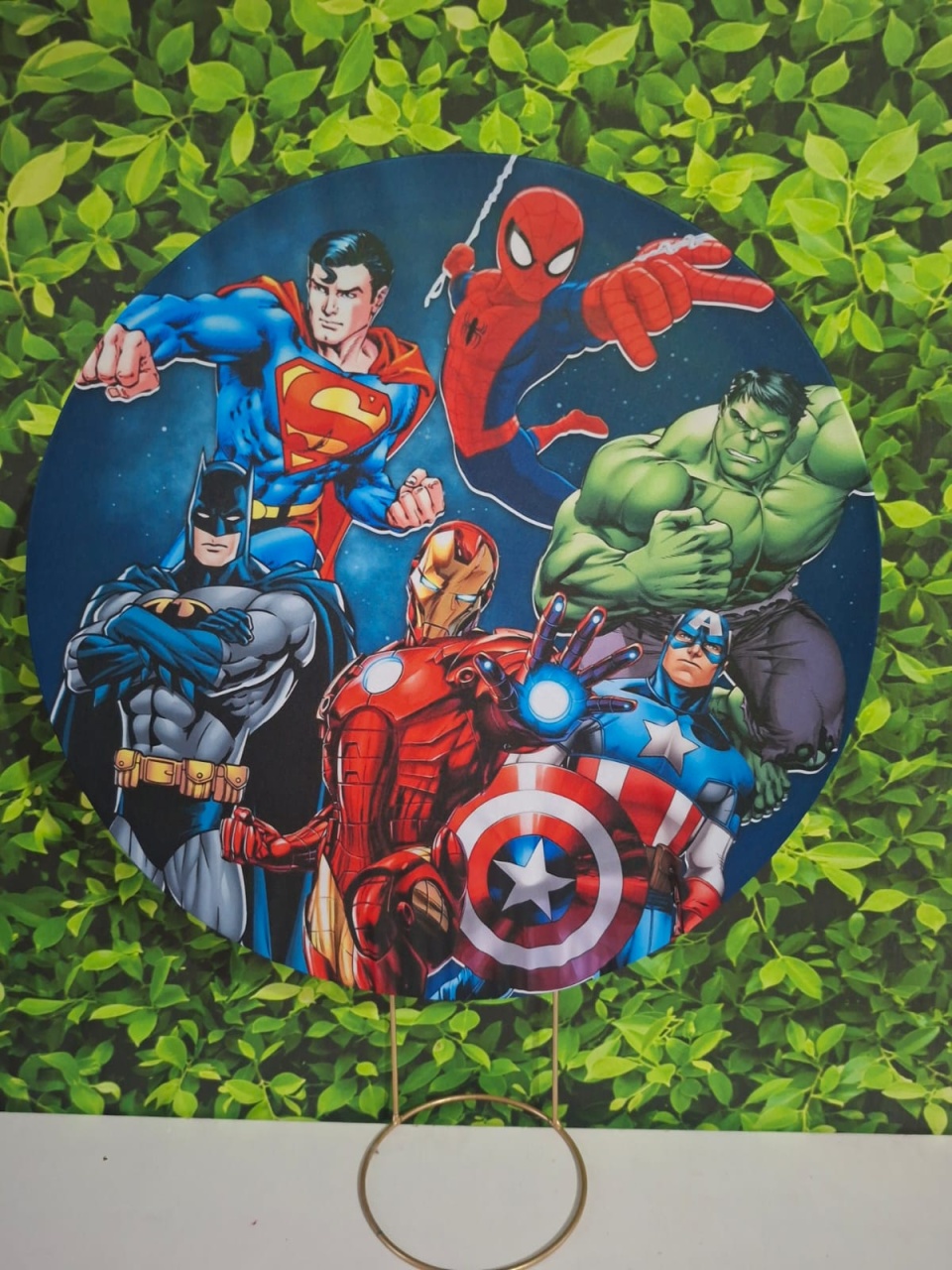 Mine Painel Vingadores - Graciele de oliveira santos 