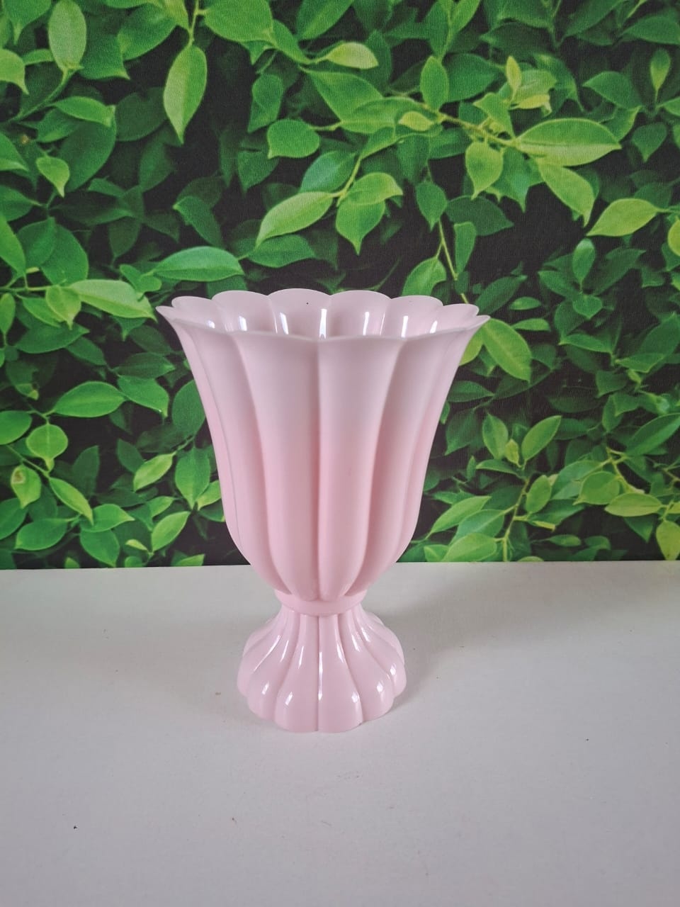 Vaso Grego Babado Rosa - Graciele de oliveira santos 