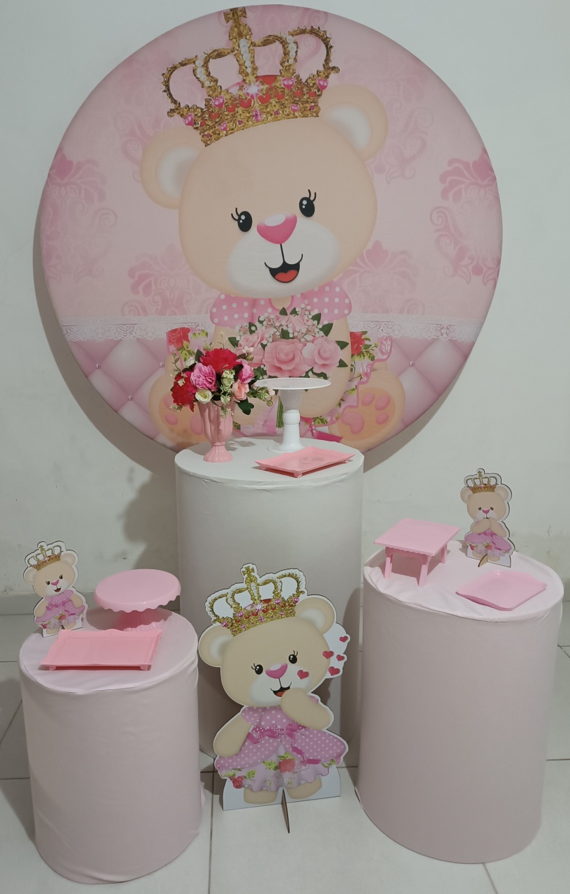 Kit Bronze Urso Rosa - Graciele de oliveira santos 