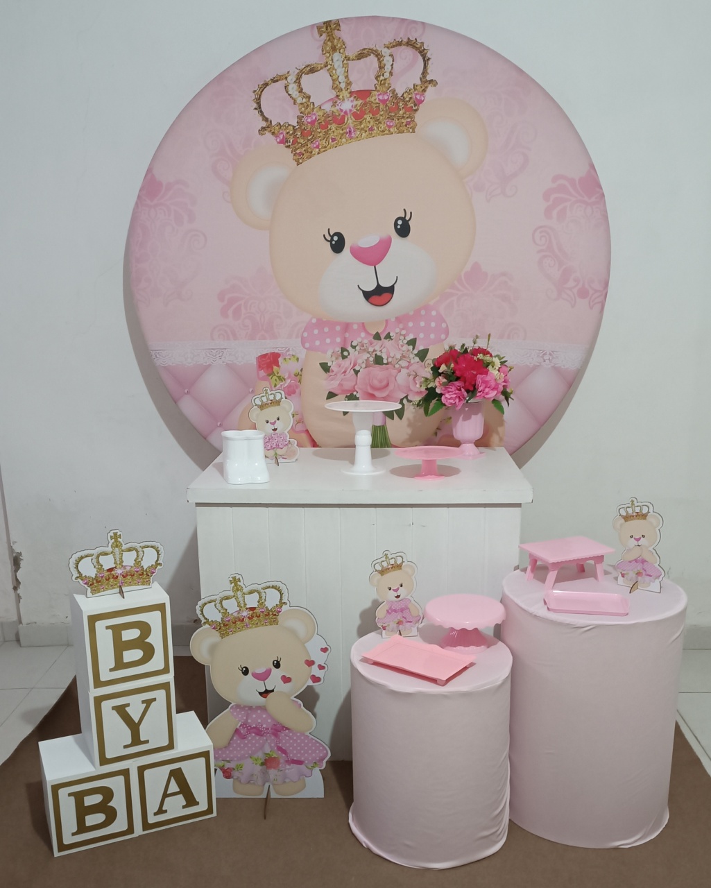 Urso Rosa - Graciele de oliveira santos 