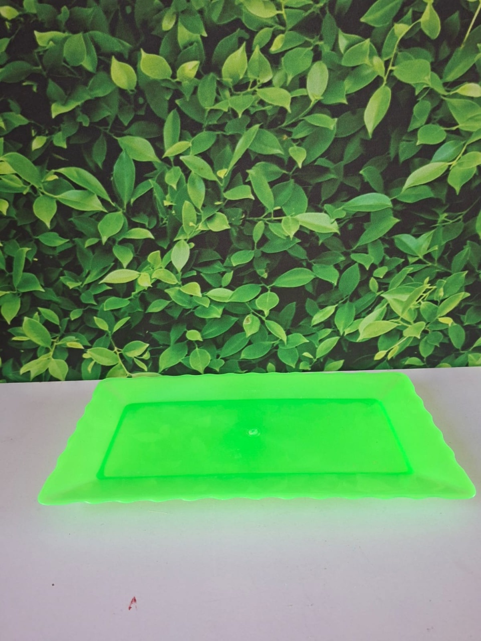Bandejas Retângulo Verde Neon - Graciele de oliveira santos 