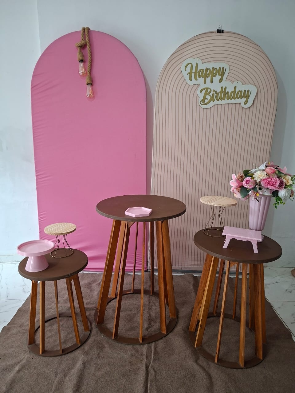 Kit Rosa Bege - Graciele de oliveira santos 
