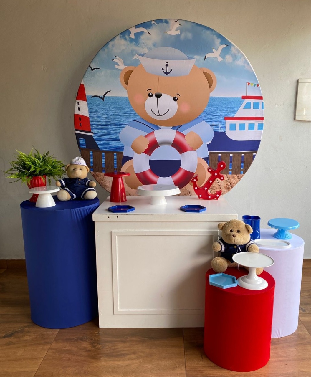 Kit Urso Marinheiro  - Pacalu Locações 