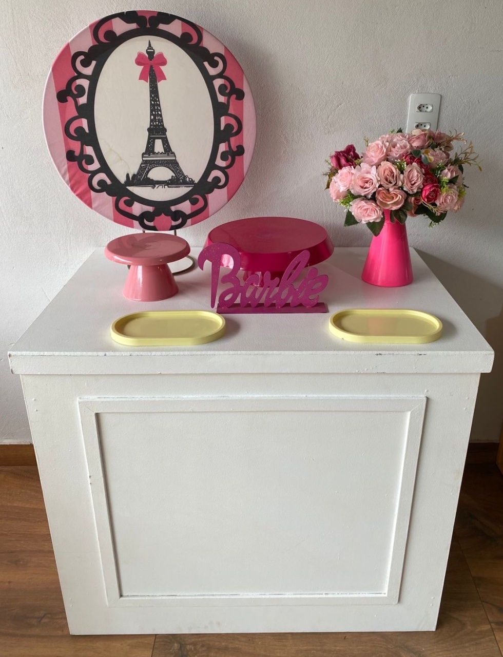 Kit de Mesa Barbie 2 - Pacalu Locações 
