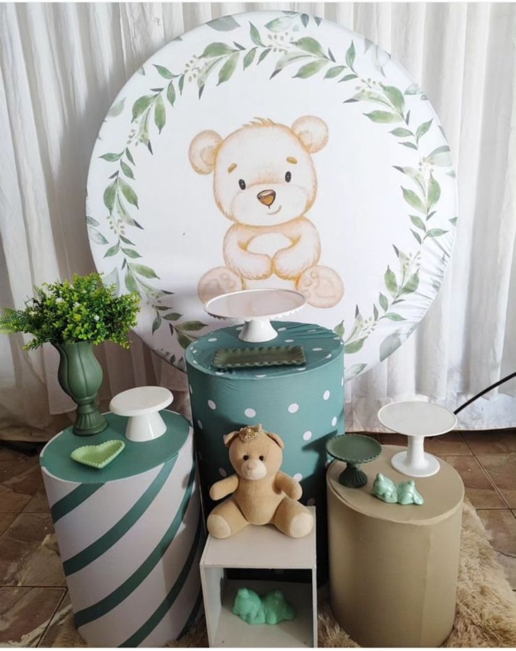 Kit Urso Verde  - Pacalu Locações 
