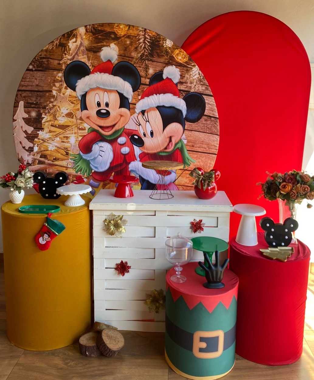Kit Natal Minie E Mikey 4 - Pacalu Locações 