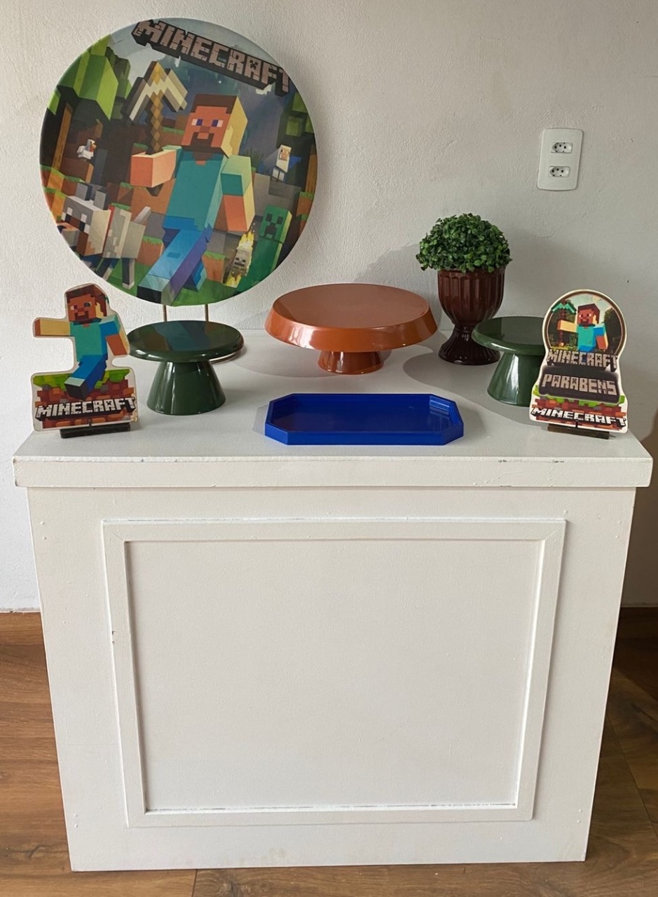 Mini Kit de Mesa Minecraft - Pacalu Locações 