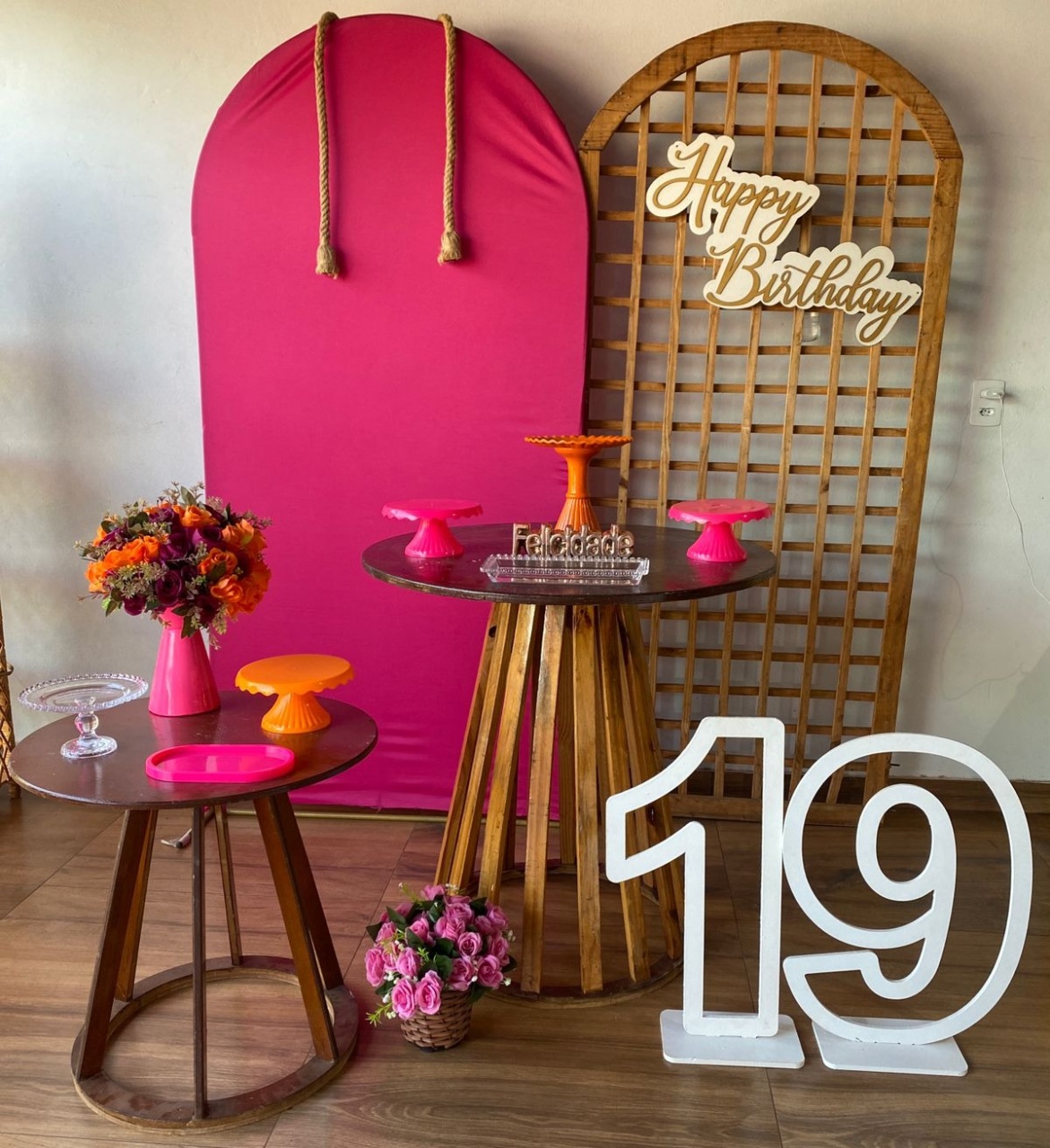 Kit Rosa Com Rustico. - Pacalu Locações 