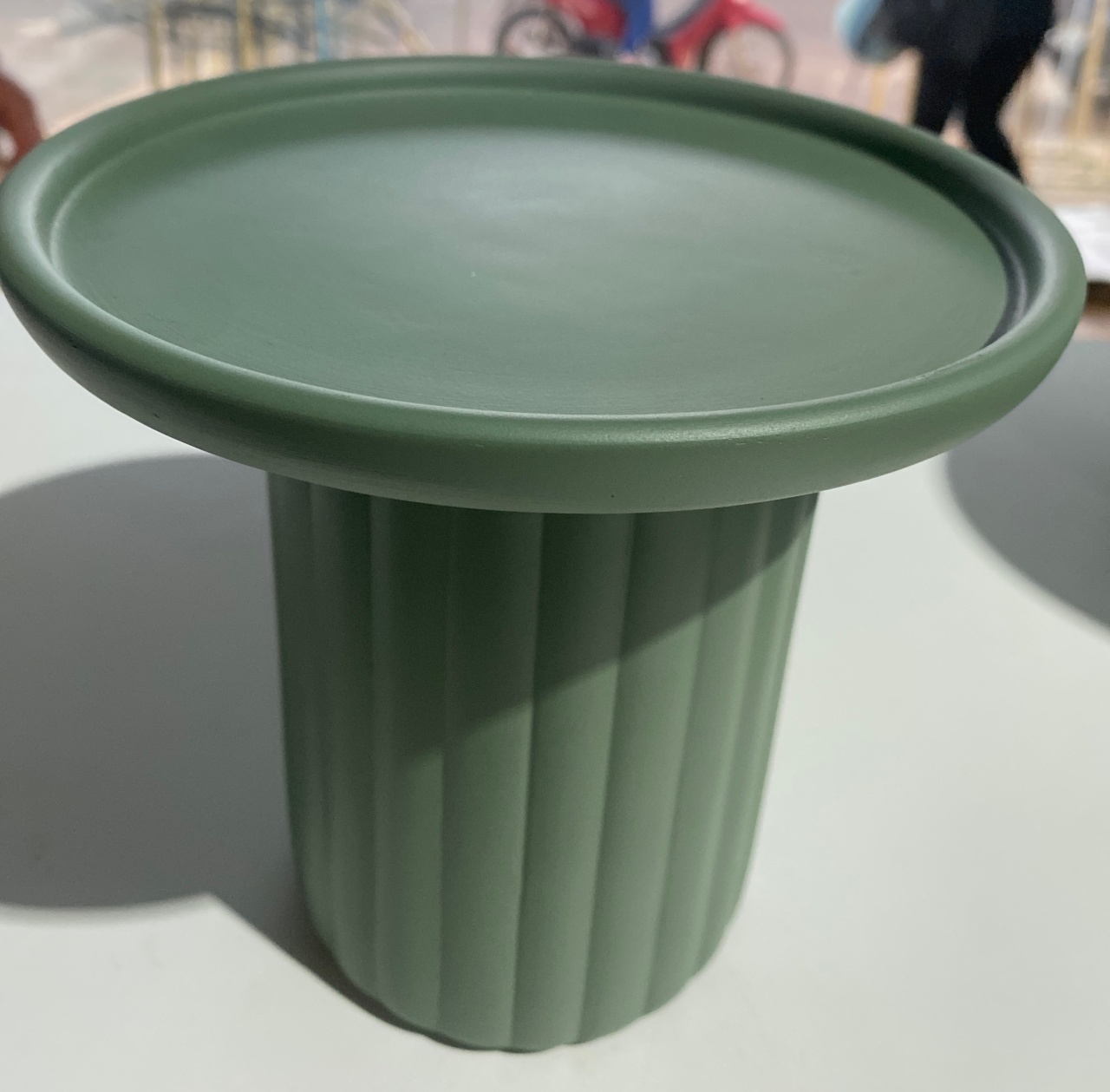 Bandeja Romano Verde Fosco M Louça - Pacalu Locações 