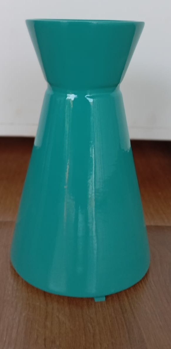 Vaso Cone de Louça Tifanny  - Pacalu Locações 