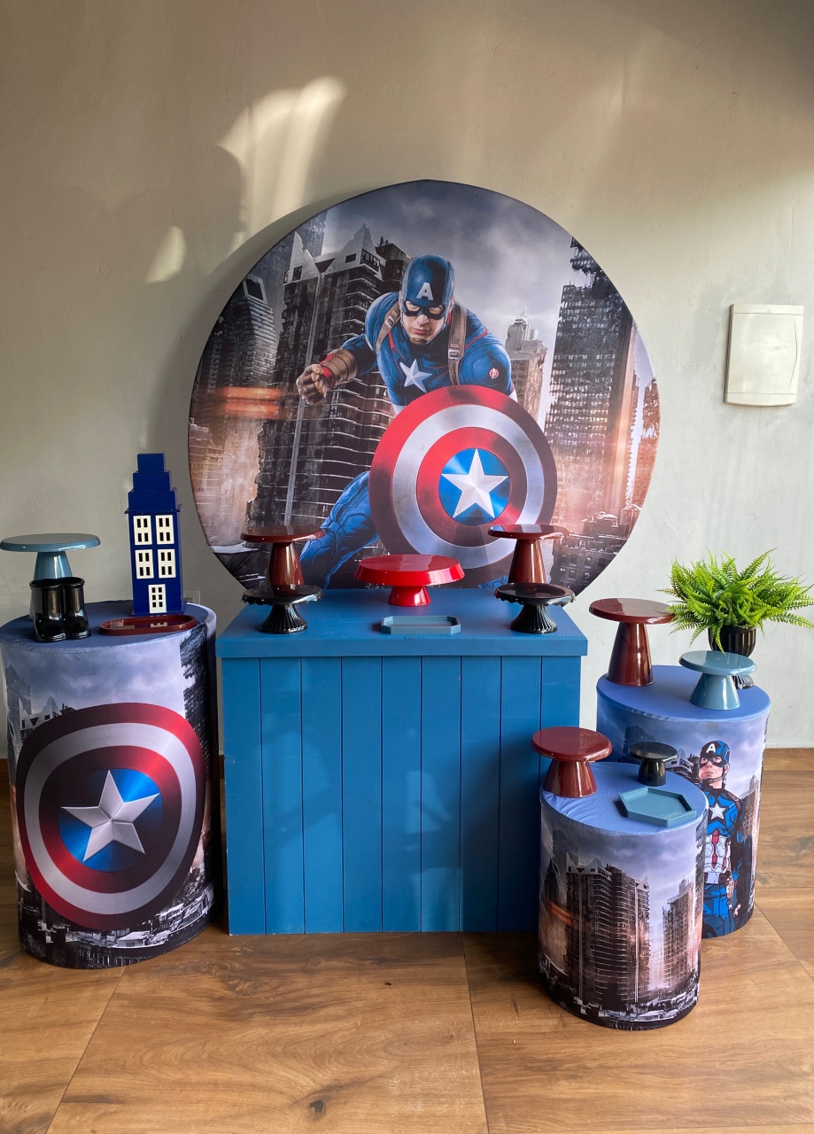 Kit Capitão America - Pacalu Locações 