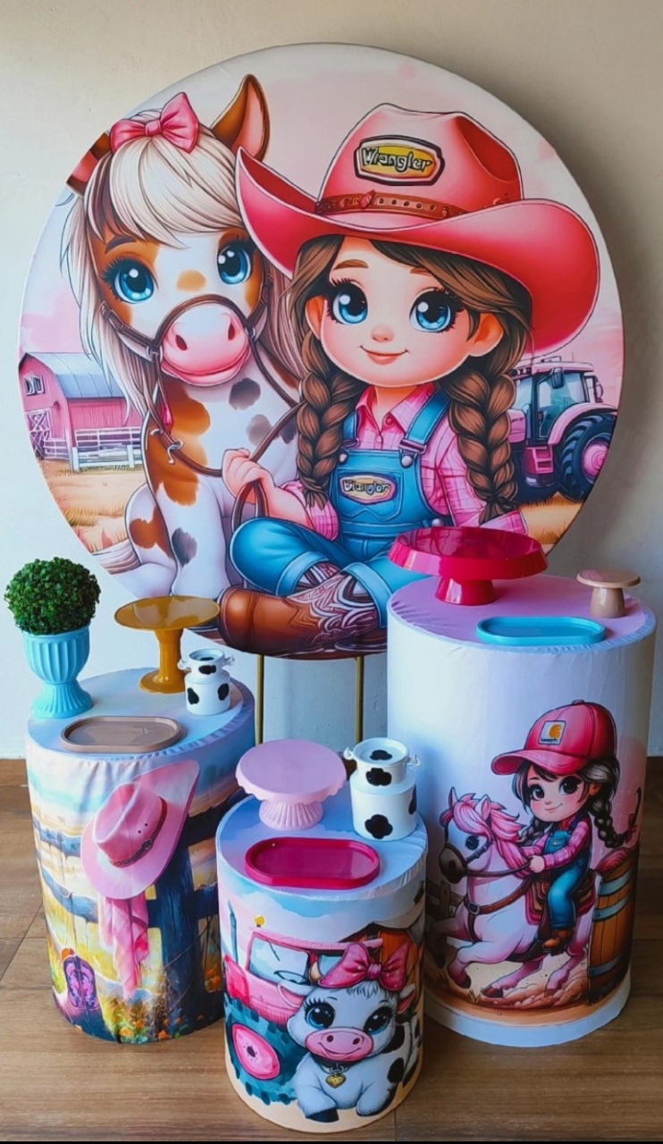 Kit Fazendinha Menina  - Pacalu Locações 