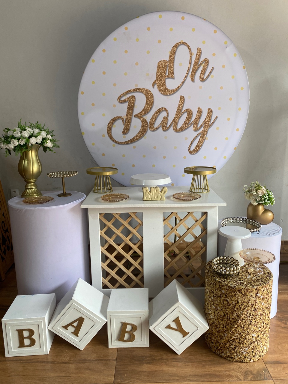 Kit Oh Baby, Chá de Bebê  - Pacalu Locações 
