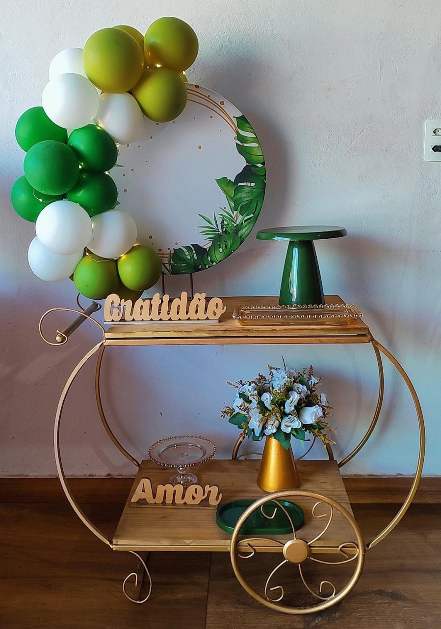 Mini Kit, Festa Na Mesa Adulto Verde - Pacalu Locações 