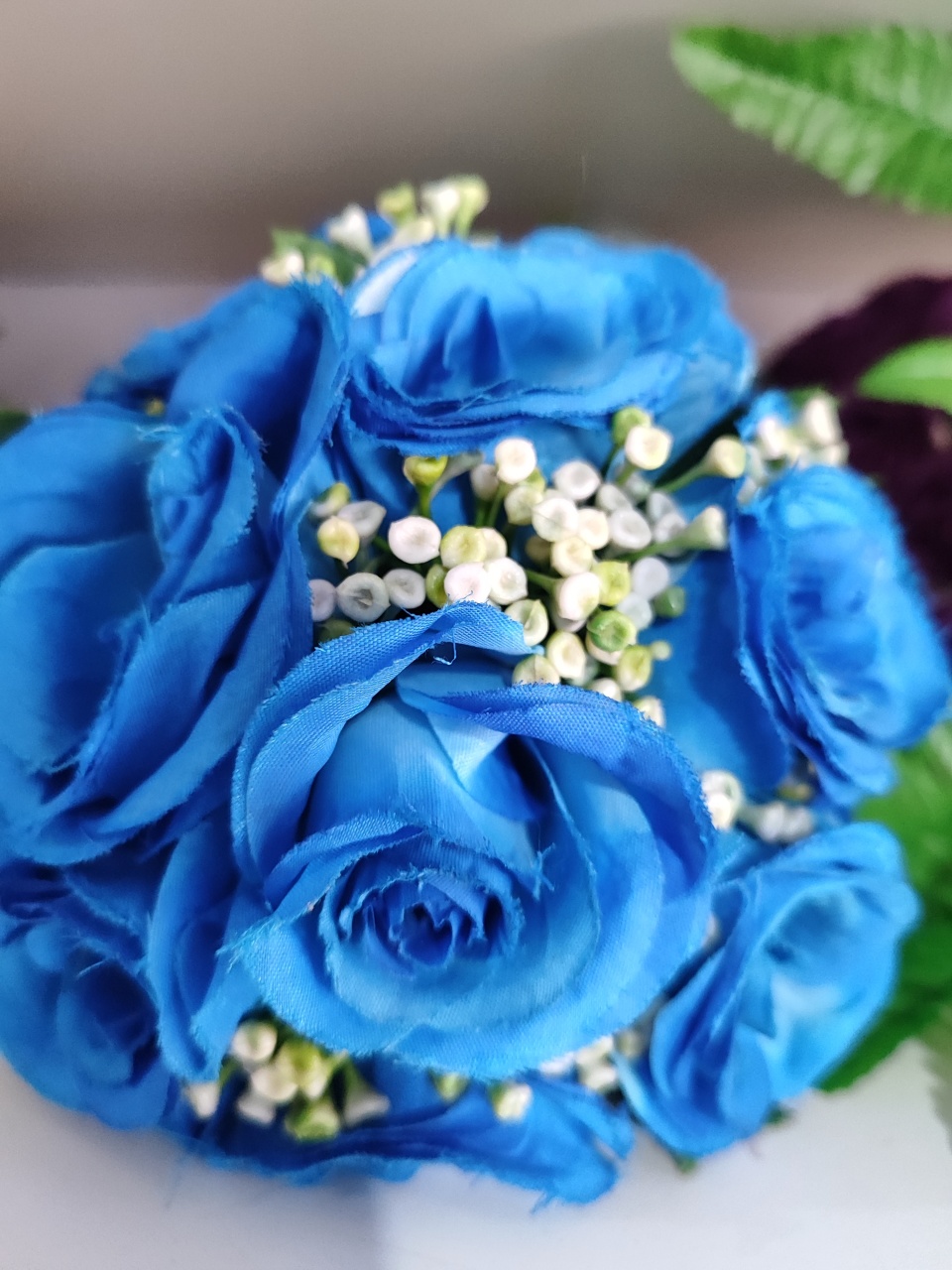 Arranjo de Flores  P Azul Escuro  - Pacalu Locações 