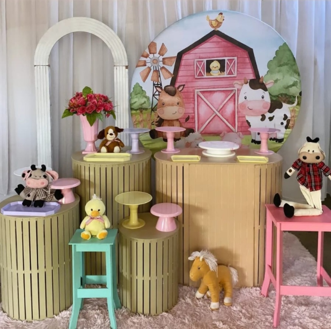 Kit Fazendinha Luxo Menina - Pacalu Locações 