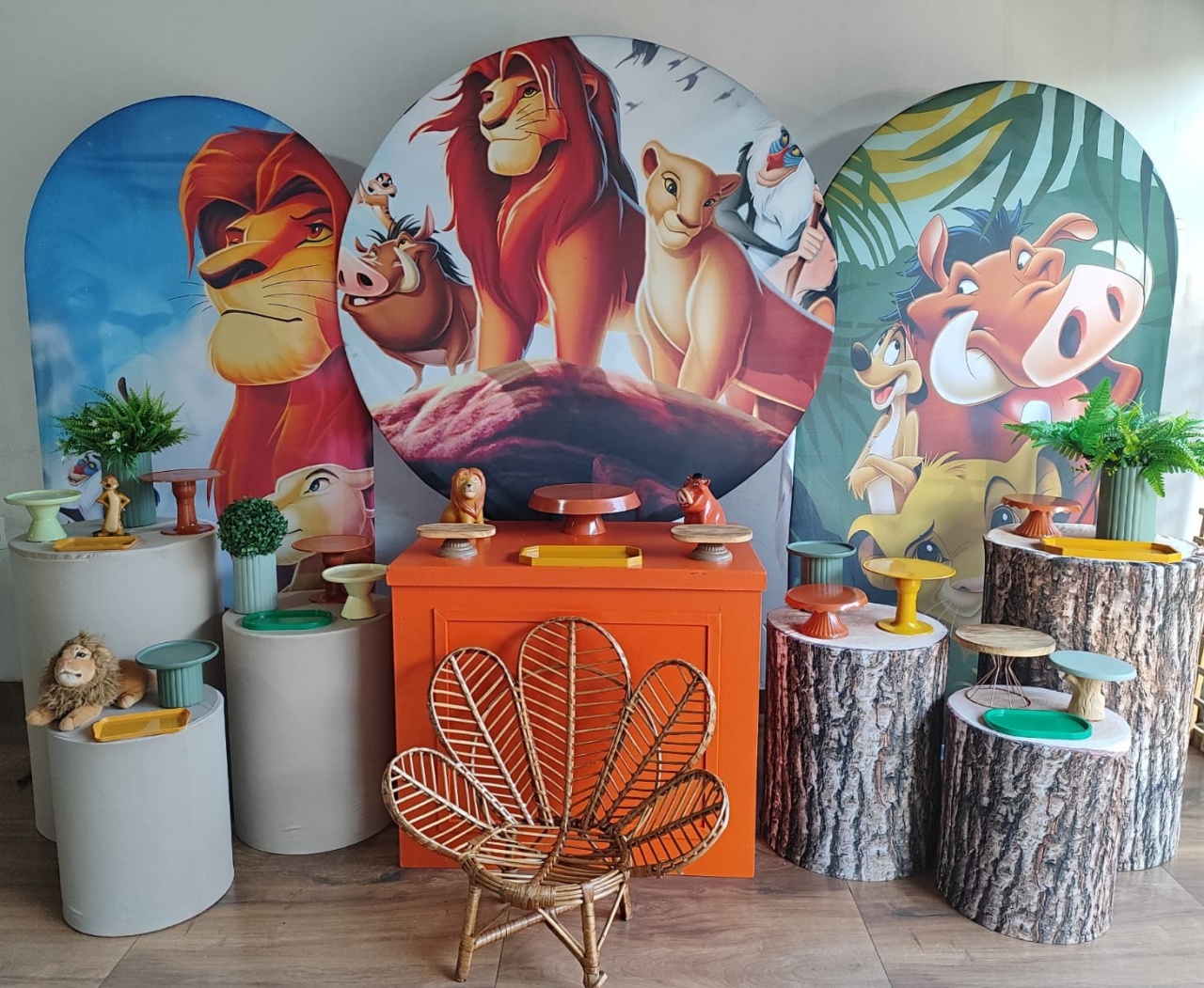 Kit Rei Leão Luxo - Pacalu Locações 