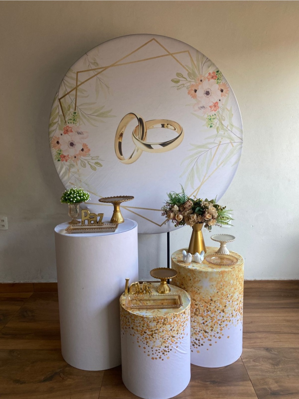Kit Casamento , Aliança  - Pacalu Locações 
