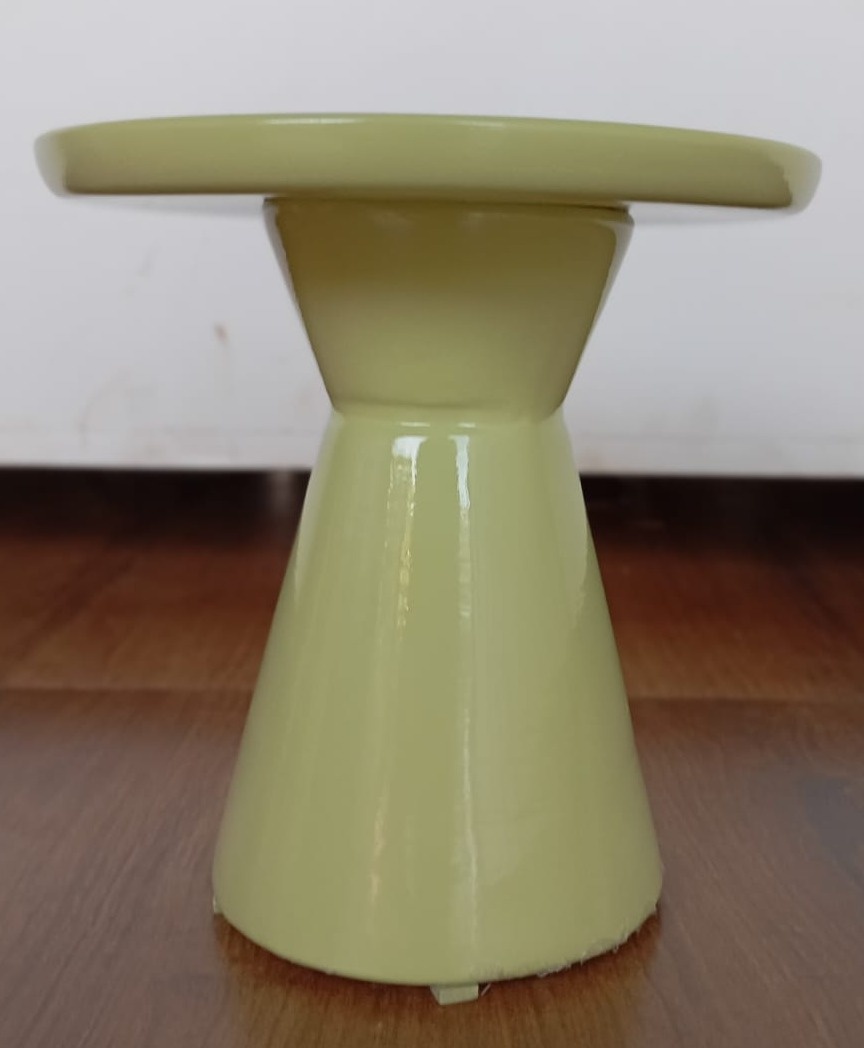 Bandeja Cone de Louça Verde Candy Alta M - Pacalu Locações 