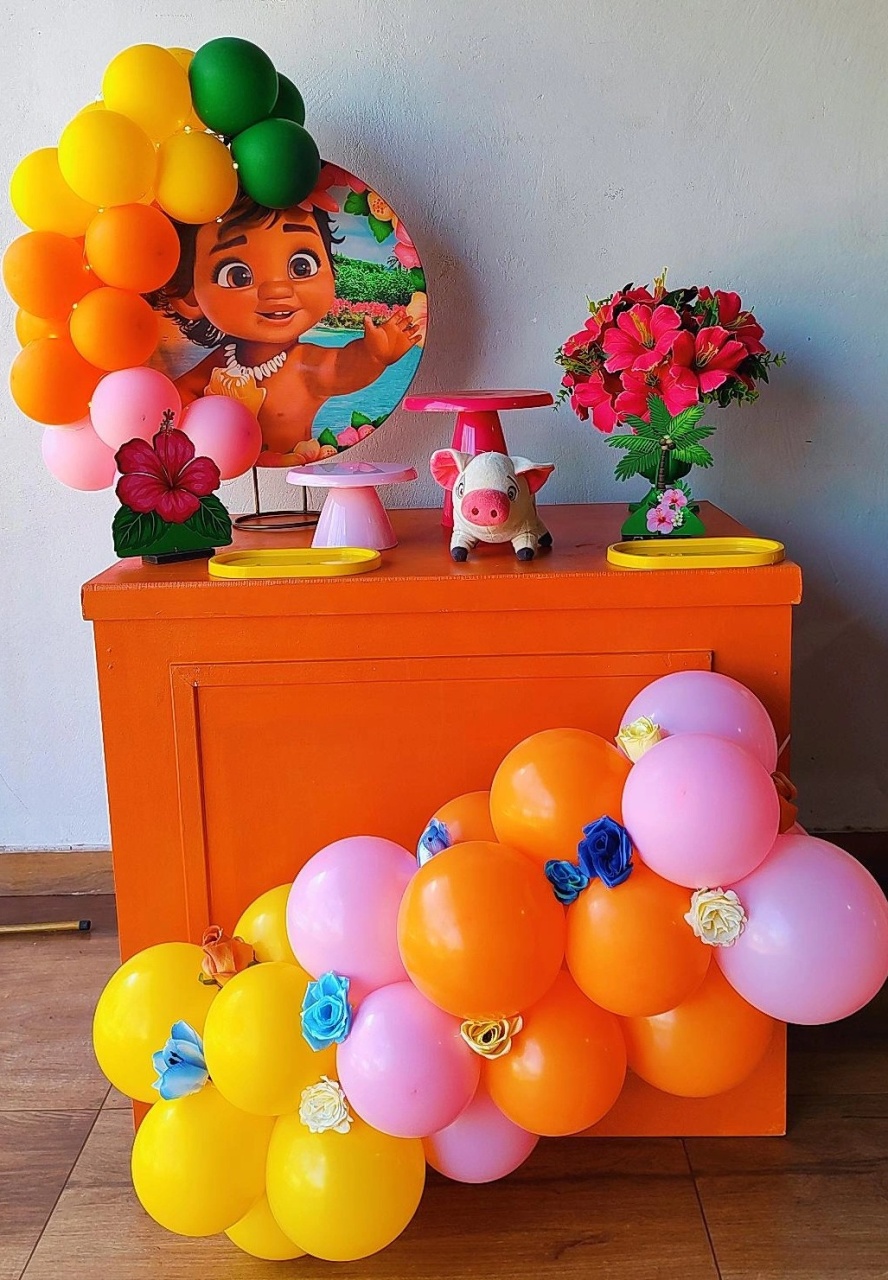 Mini Kit, Festa Na Mesa Moana - Pacalu Locações 