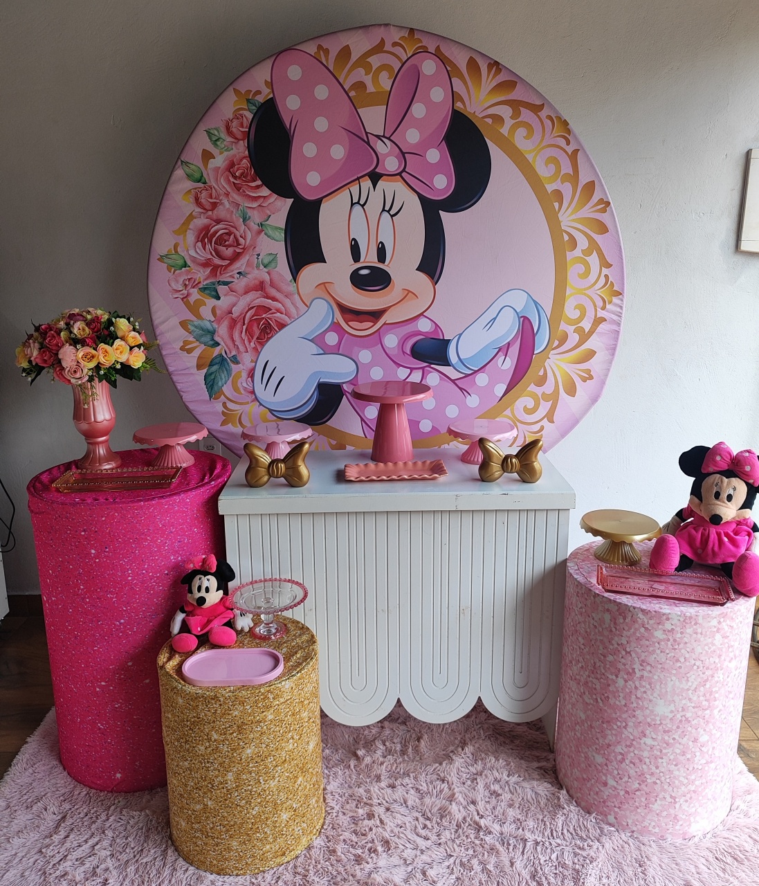 Kit Minie Rosa - Pacalu Locações 