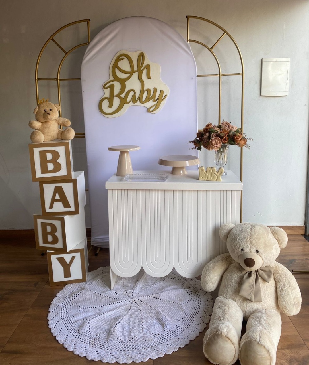 Kit Urso Bege, Chá de Bebê, Chá Revelação  - Pacalu Locações 
