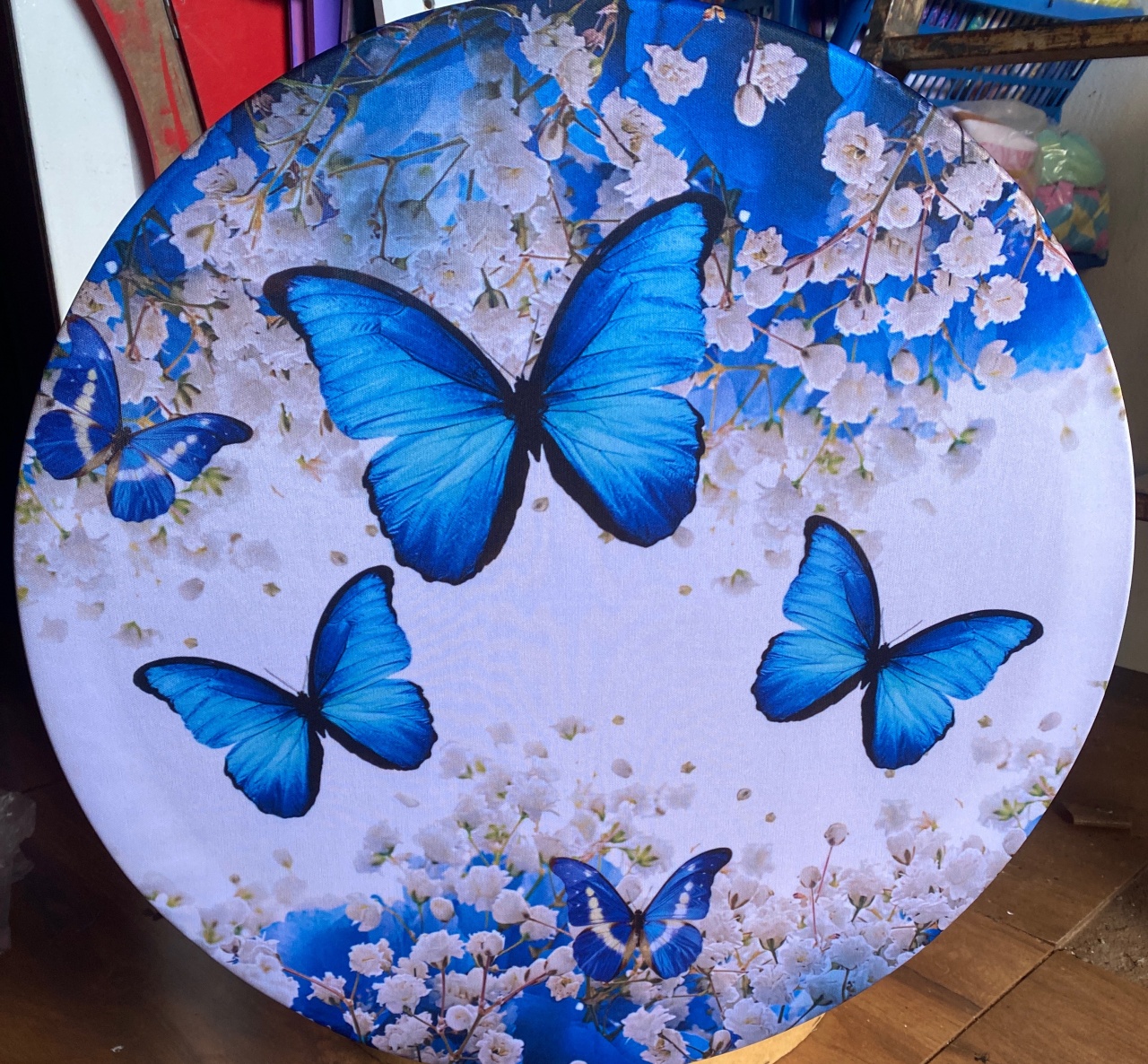 Mini Painel Borboleta Azul  - Pacalu Locações 