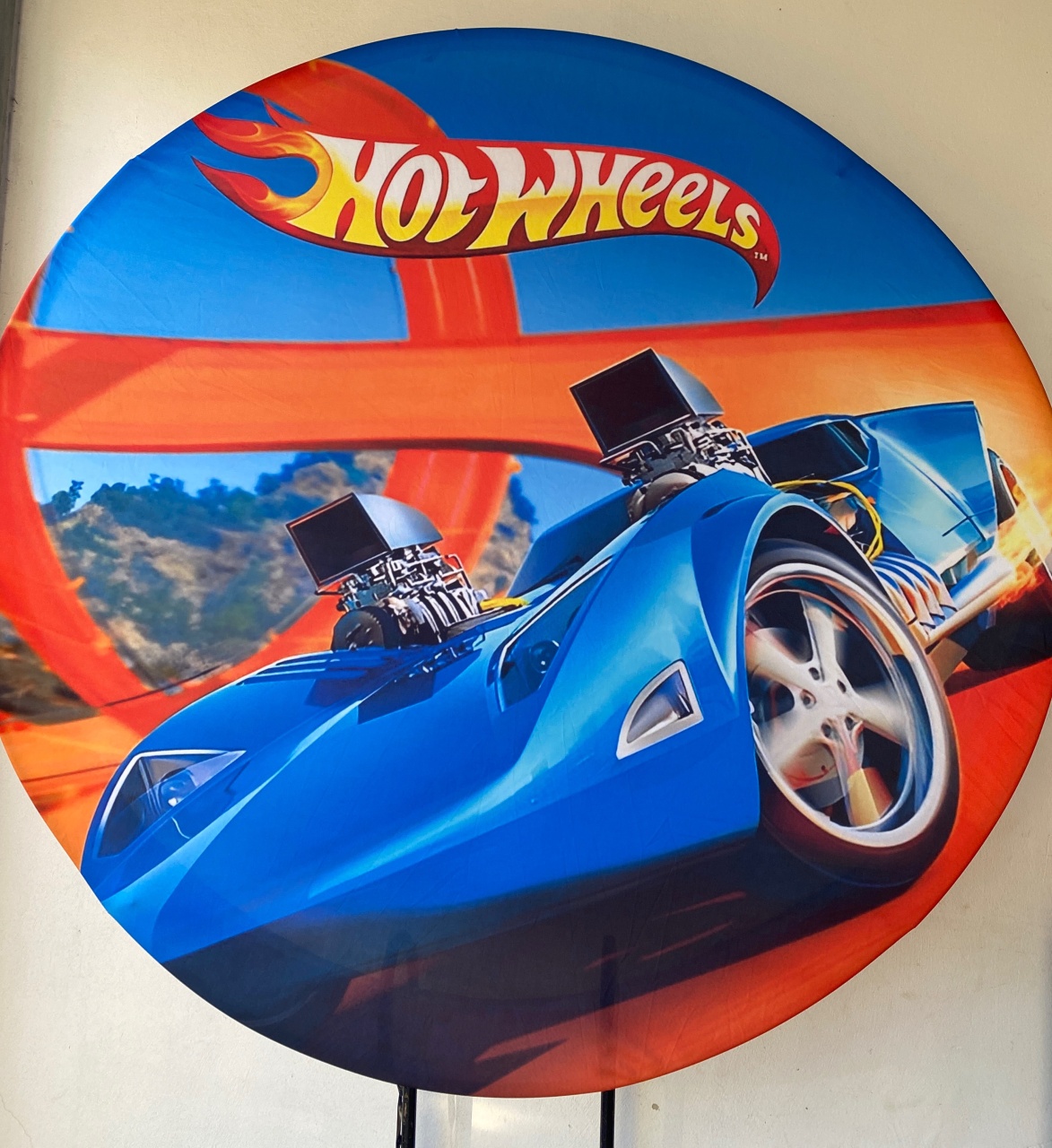 Painel Redondo Hot Wheels 1,50 - Pacalu Locações 