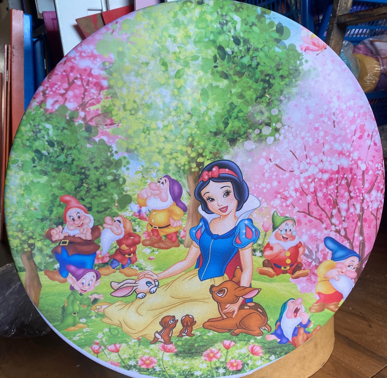 Mini Painel Branca de Neve E Os 7 Anões  - Pacalu Locações 