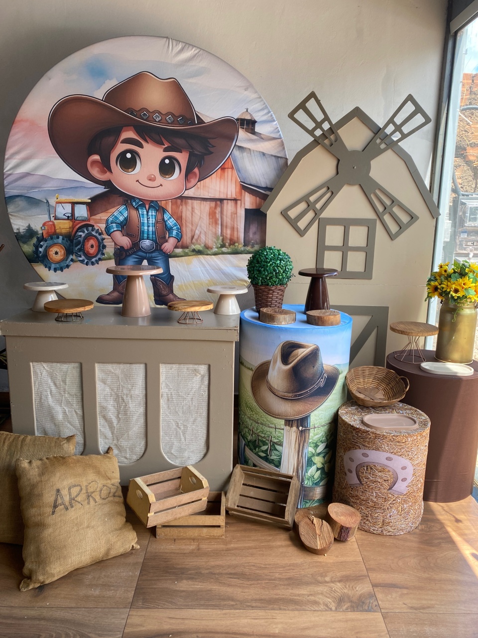 Kit Fazendinha Rustico  - Pacalu Locações 