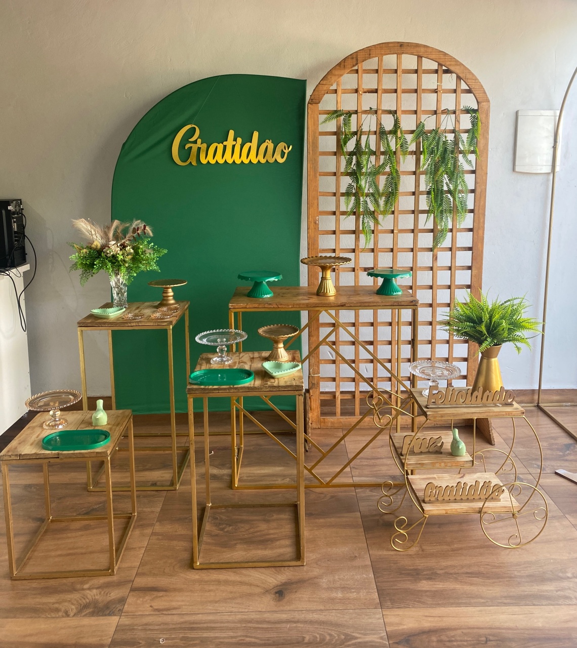 Kit Adulto Verde  - Pacalu Locações 