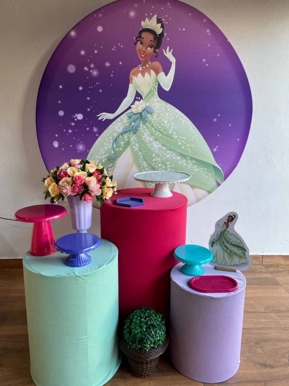 Kit Princesa Tiana  - Pacalu Locações 