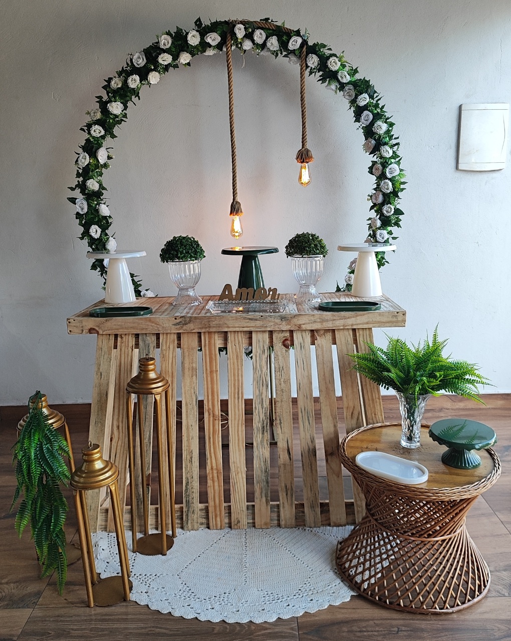 Kit Verde E Rústico, Casamento  - Pacalu Locações 