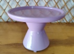 Bandeja Cone de Louça Lilas Alta P - imagem 1