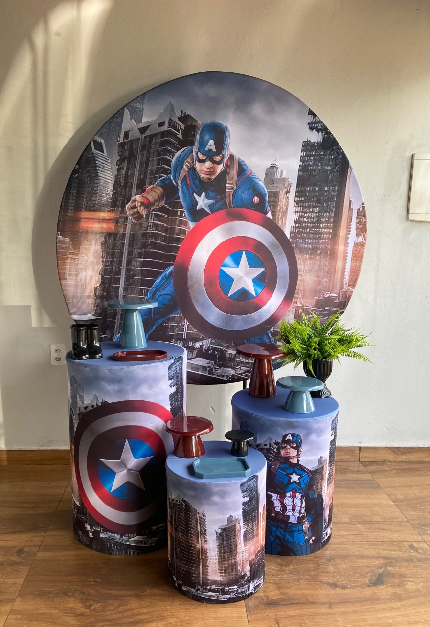 Kit Capitão América - Pacalu Locações 