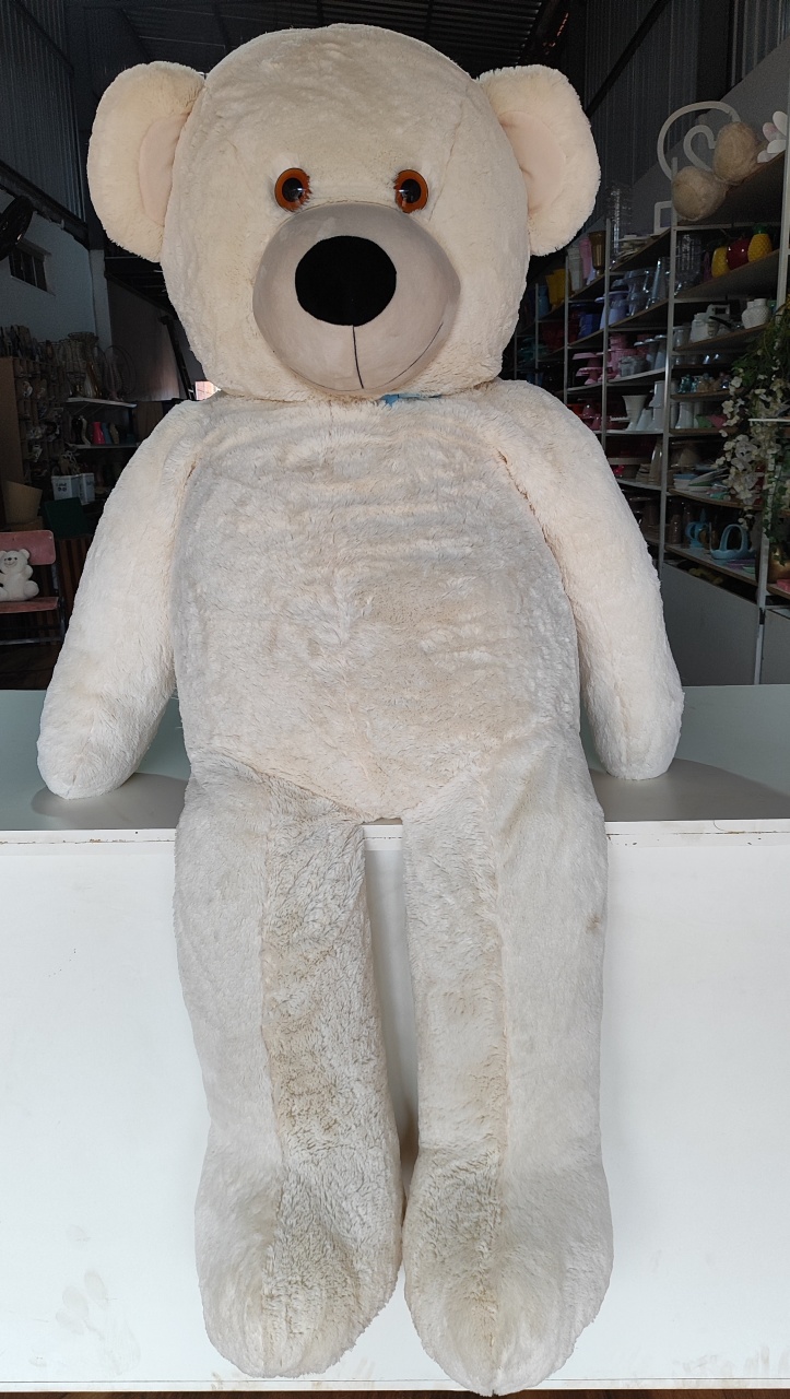 Urso Gg Branco  - Pacalu Locações 