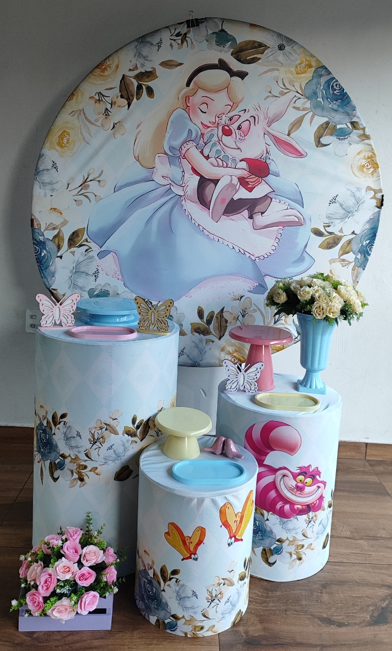 Kit Alice No País das Maravilhas  - Pacalu Locações 