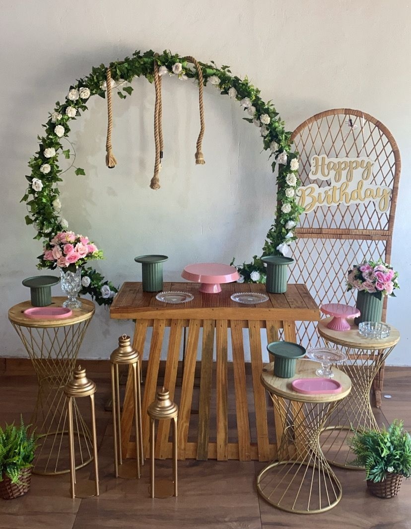 Kit Verde Com Rose - Pacalu Locações 
