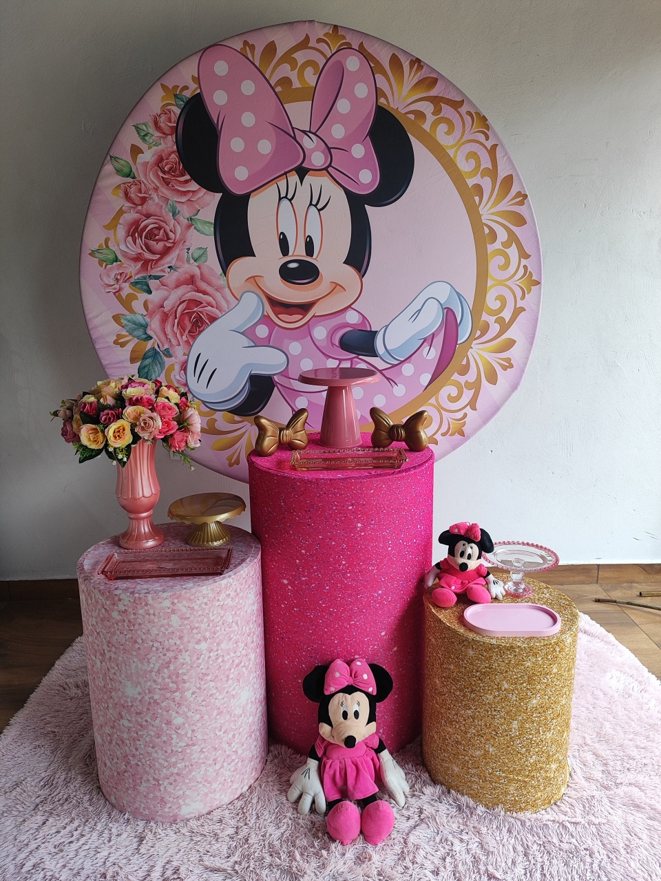 Kit Minie Rosa - Pacalu Locações 