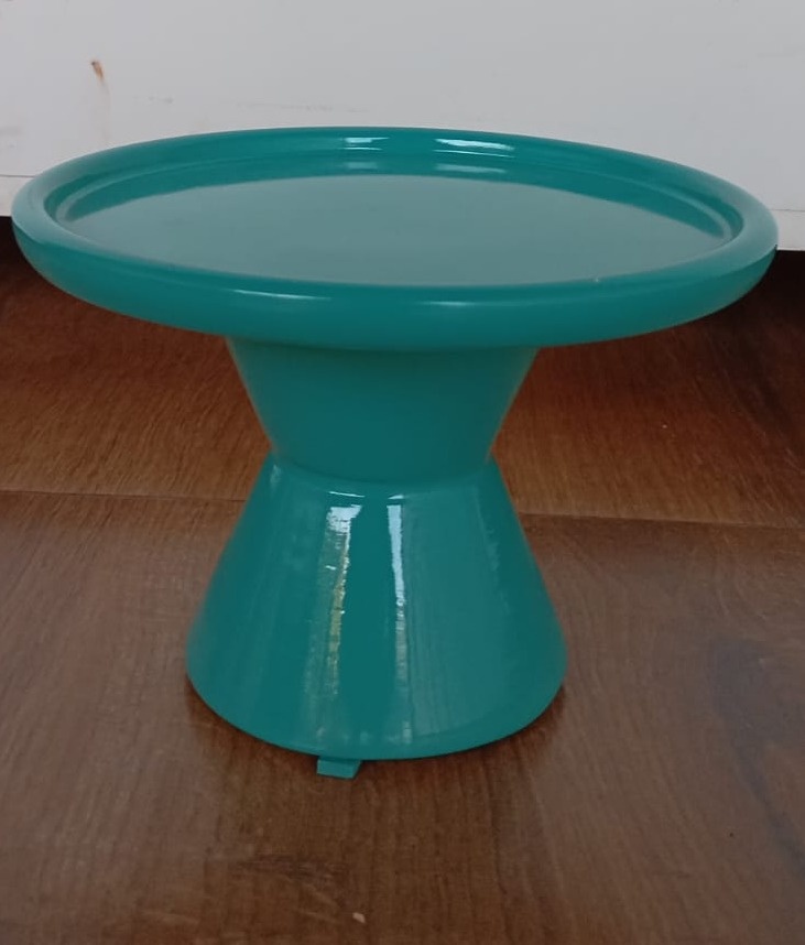 Bandeja Cone de Louça Tiffany Alta P - Pacalu Locações 