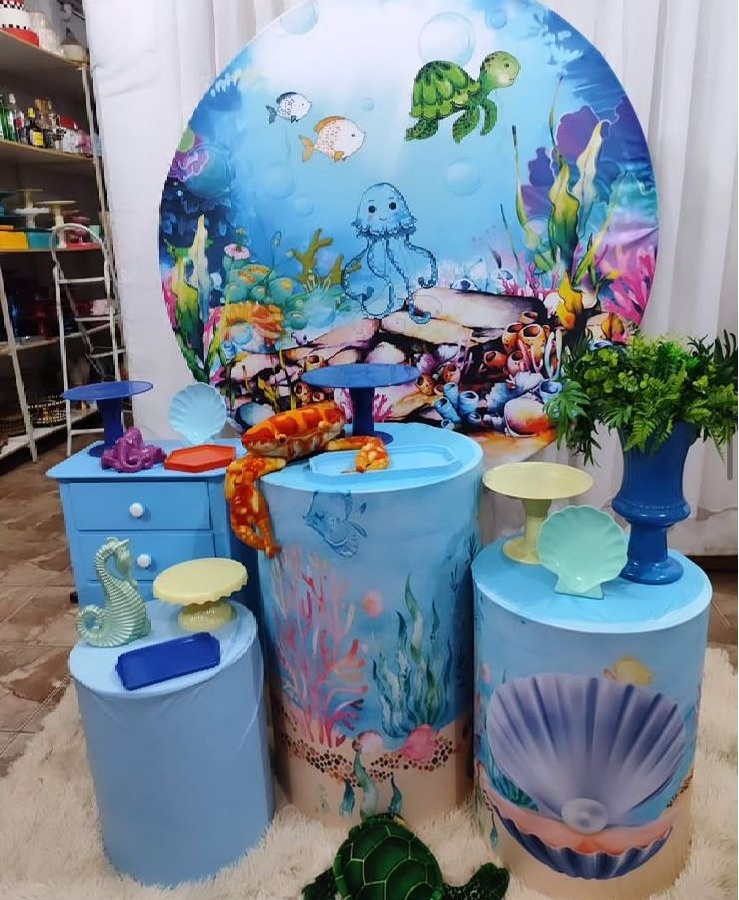 Kit Fundo Do Mar  - Pacalu Locações 