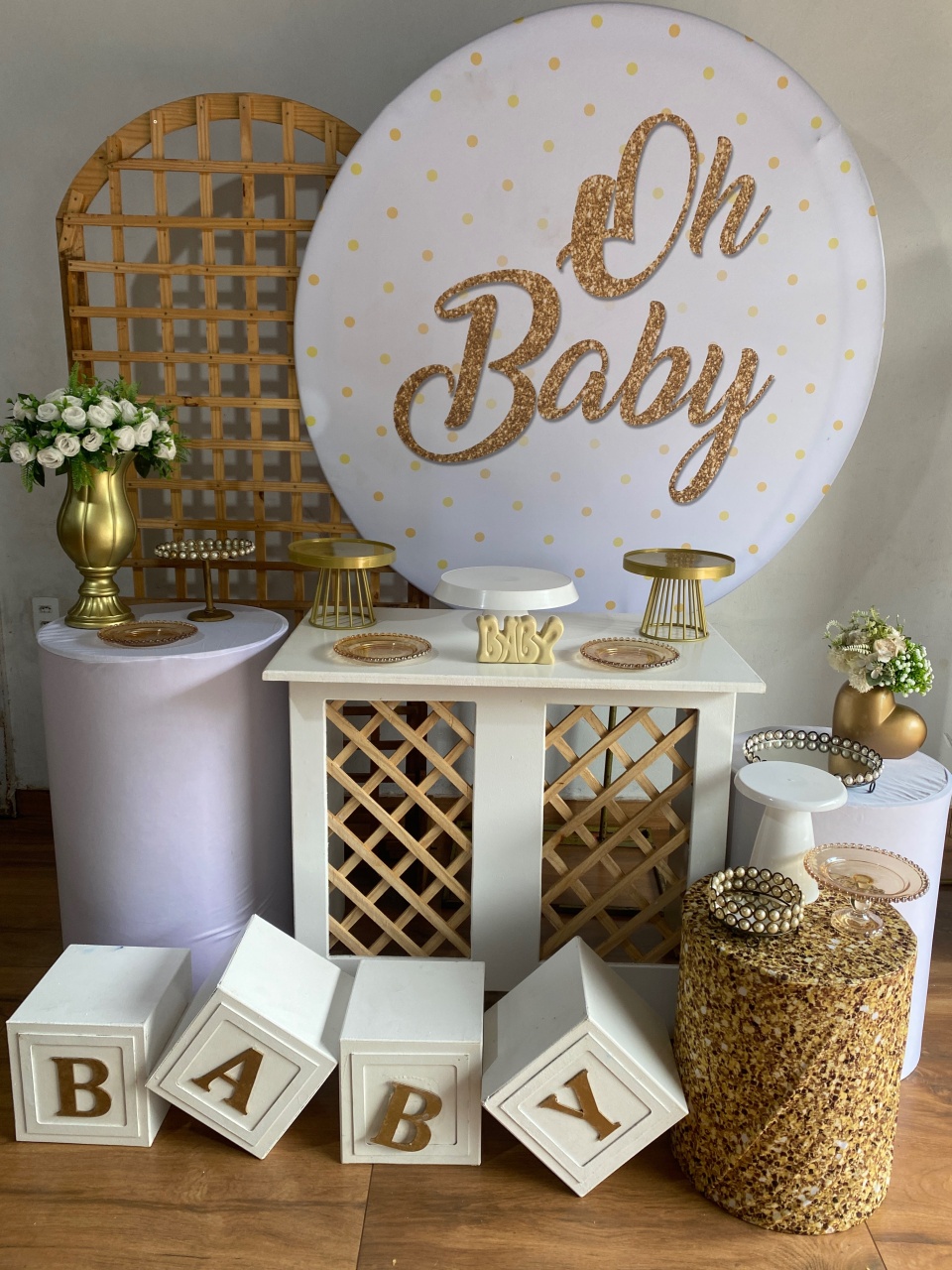 Kit Chá de Bebê , Oh Baby - Pacalu Locações 