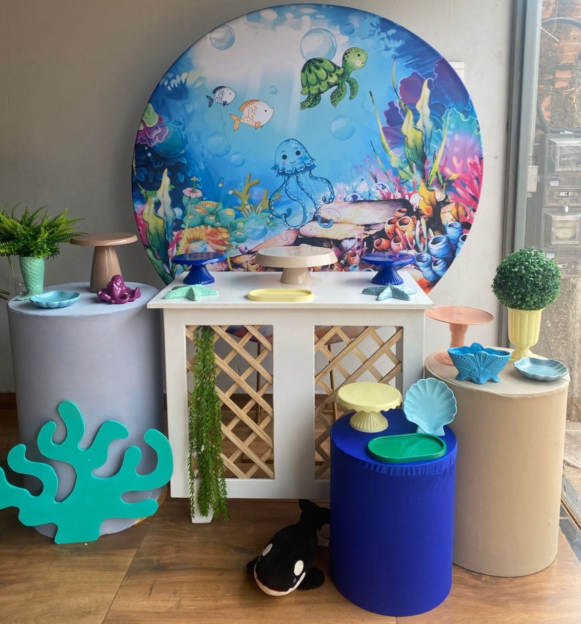Kit Fundo Do Mar 2  - Pacalu Locações 