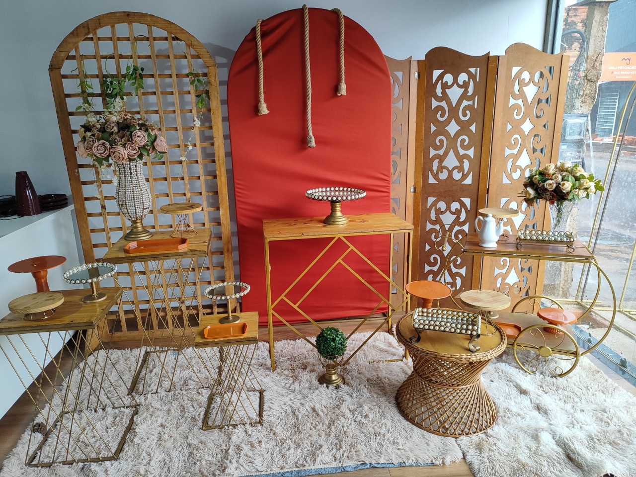 Kit Luxo Terra Cota  - Pacalu Locações 